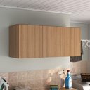 Ver imagem 2 de Armário de Lavanderia Aéreo Multiuso 3 Portas Multimóveis Mp5041 Rustic