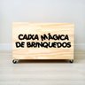 Caixote Organizador de Madeira Caixa Mágica Único - 2