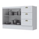 Ver mais imagens de Cozinha Compacta Americana com Prateleiras Espresso Móveis