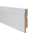 Ver imagem 1 de Rodapé de mdf Durafloor Essencial E-06 Branco Polar 10cm x 18mm x 2,1m