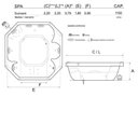 Ver imagem 4 de Spa Quadrado Sumaré Completo com Hidro em Acrílico - 2.20x2.20x0.79 - 220v