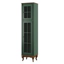 Ver imagem 1 de Armário de Cozinha Hannover 2 Portas Madeira Maciça ou MDF 48.5cm Verde Musgo Linz Móveis
