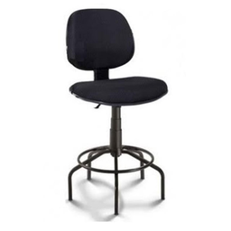 Cadeira Caixa EXECUTIVA LISA Sem Braços – (Aranha MARTIFLEX) – Cor Preta - 1