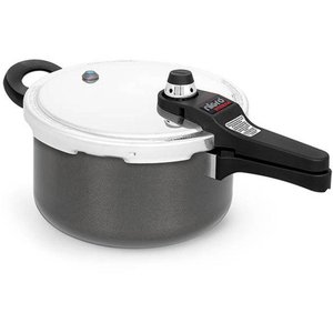 Panela Pressão Antiaderente 4,5 Litros Cinza Eterna Nigro 97241