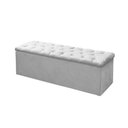 Ver imagem 3 de Kit Cabeceira + Calçadeira Baú Sofia King 195cm Branco