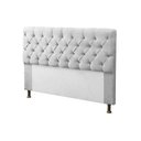Ver imagem 2 de Kit Cabeceira + Calçadeira Baú Sofia King 195cm Branco