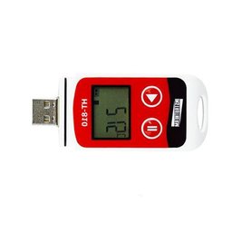 Kit 2 Datalogger Digital Temperatura Armazenamento 32000 Dados Medição °C °F Usb Windows Ht-810 Port - 4