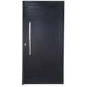 Ver imagem 1 de Porta Pivotante de Alumínio Preto 210 x 120 com Puxador Linha 30 - Esquerda