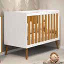 Ver imagem 1 de Berço Reller Mini Cama Americano Isis - 4 Cores.:branco/savana