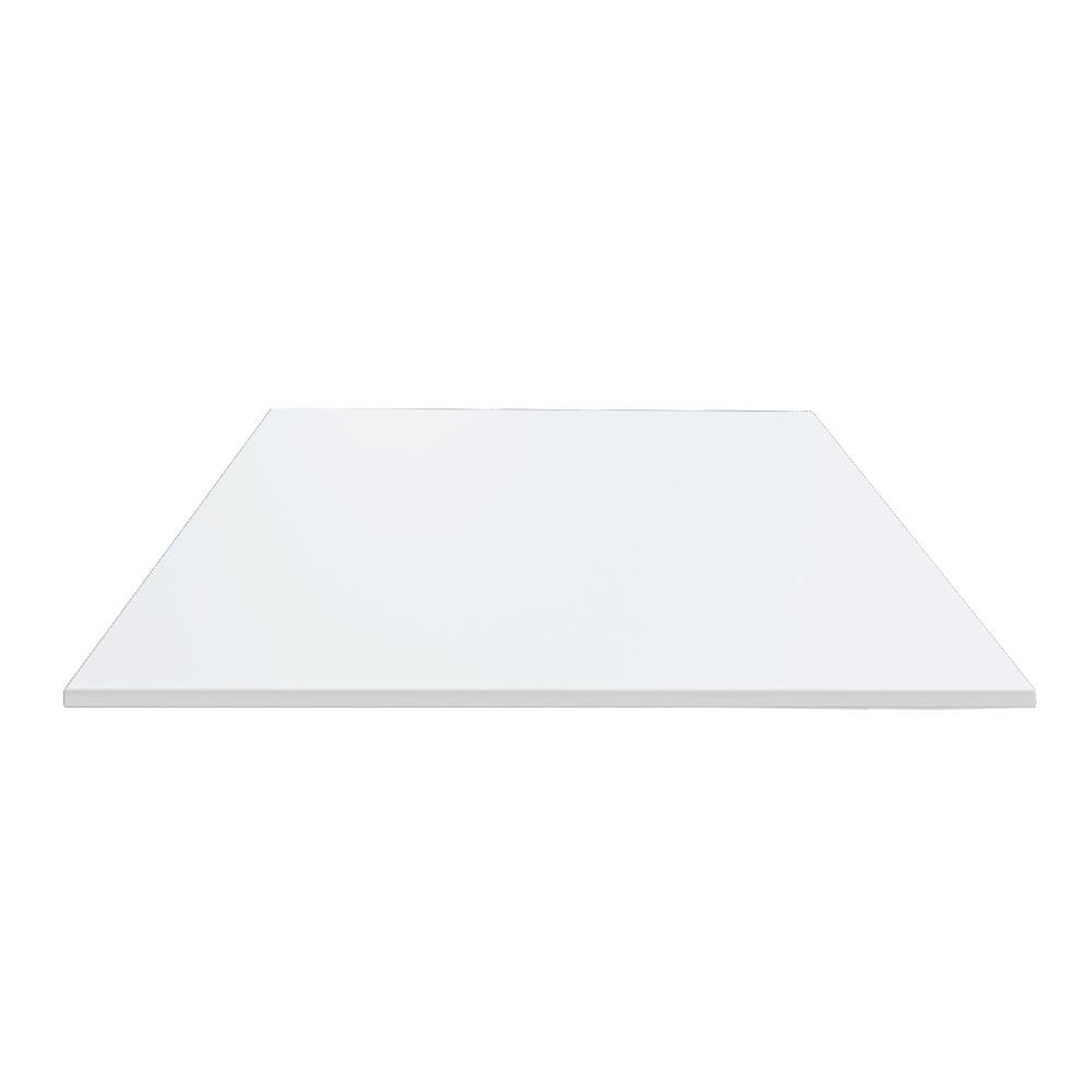 Tampo de Mesa Quadrado 100cm X 15mm 100% Mdf Rimo Branco - 1