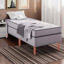 Ver imagem 2 de Kit 12 Pes para Cama Box Casal Pés de Madeira 20cm Pé Palito