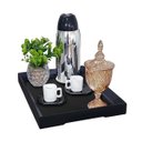 Ver imagem 1 de Bandeja Café Decorativa Bar Entrada Mesa Enfeite Recepção:bandeja Bebida Café Decorativa Bar Aparado