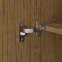 Ver imagem 7 de Armário Multiuso 2 Portas e 3 Prateleiras Internas Macau 170cm - Marrom