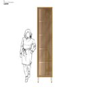 Ver imagem 6 de Cristaleira 1 Porta 48cm Plena Prime Tx