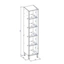 Ver imagem 3 de Cristaleira 1 Porta 48cm Plena Prime Tx