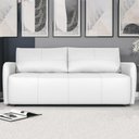 Ver imagem 2 de Sofá Living 3 Lugares Sala de Estar 220cm Virtus L07 Couro Branco - Mpozenato