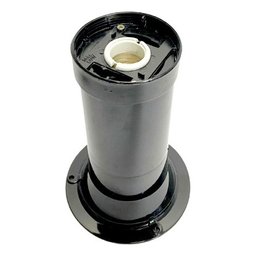 Poste Balizador Luminária Globo Sítio Jardim 35cm Preto - 3