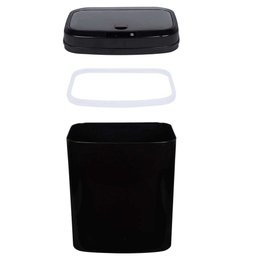 Lixeira Automatica Usb Com Sensor Preta 16l Kala - 238129 - 4