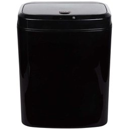 Lixeira Automatica Usb Com Sensor Preta 16l Kala - 238129 - 2