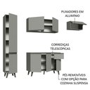 Ver imagem 5 de Armário de Cozinha Completa 220cm Cinza Nice Madesa 01