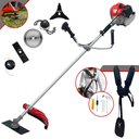 Ver imagem 1 de Roçadeira Anmax Cg520p 52cc C/ Carretel + Facas 2 Pontas + 3 Pontas + 40 Dentes e Trimmer