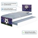 Ver imagem 3 de Bi Cama Juvenil Zap com Cabeceira Futebol Estádio