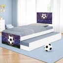 Ver imagem 1 de Bi Cama Juvenil Zap com Cabeceira Futebol Estádio