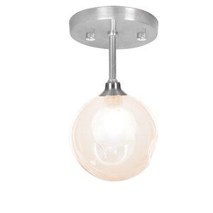 Lustre Plafon Escovado Harmony Ambar 23x14 cm