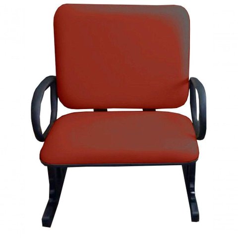 Cadeira Para Escritório Até 250kg Vermelho