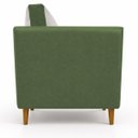 Ver imagem 3 de Kit 2 Poltronas Aviv para Sala Escritório Recepção Linho Premium Easy Clean Corino Premium Luxo