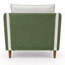 Ver imagem 5 de Kit 2 Poltronas Aviv para Sala Escritório Recepção Linho Premium Easy Clean Corino Premium Luxo