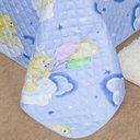 Ver imagem 3 de Coberdrom Edredom Solteiro Alegria Dupla Face Urso - Azul