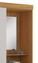 Ver imagem 4 de Guarda-Roupa 4 Portas 3 Gavetas com Espelho Freijó e Off White Notável