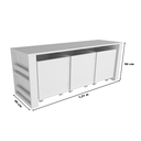 Ver imagem 5 de Rack com Baús Porta Carrinhos e Livreiro Caim 100% Mdf Woodcore
