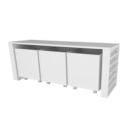 Rack com Baús Porta Carrinhos e Livreiro Caim 100% Mdf Woodcore - 4