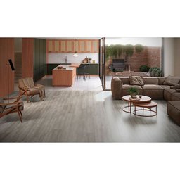Piso Laminado Colado Eucafloor Prime Elmo Natural 2,14 m² - 3