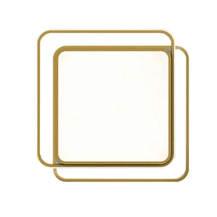 Plafon Hoop 58w 3000k Dourado - 2