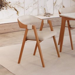 Kit 8 Cadeiras para Mesa de Jantar Gaia - 3