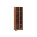 Ver imagem 1 de Armário de Escritório ME4115 c/ 2 Portas c/ Vidro Amêndoa - Tecno Mobili