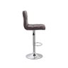Banqueta Alta para Cozinha Pelegrin Pel-1458 Couro Pu Marrom - 4