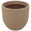 Ver imagem 1 de Vaso Decorativo Plástico 38cm para Flores Plantas Tramontina Laos Granito Areia