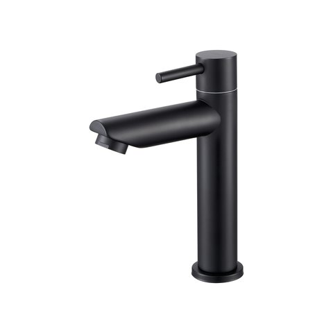 Torneira Banheiro Bica Baixa Metal Inox Mesa Preta Nox18b Doan