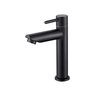 Torneira Banheiro Bica Baixa Metal Inox Mesa Preta Nox18b Doan - 1