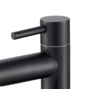 Ver imagem 2 de Torneira Banheiro Bica Baixa Metal Inox Mesa Preta Nox18b Doan