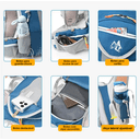 Ver imagem 7 de Mochila Caminhada Corrida Ciclismo Leve Camping Pequena 6l