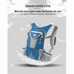 Mochila Caminhada Corrida Ciclismo Leve Camping Pequena 6l - 3