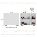 Ver imagem 3 de Sapateira 3 Portas Nina Multimóveis V6019