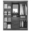 Ver imagem 2 de Guarda-Roupa Casal 1 Espelho e Penteadeira 4 Portas 3 Gavetas Ilhéus Espresso Móveis