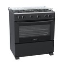 Ver imagem 1 de FOGAO 5 BOCAS VENAX GAUDI GIII PRETO FOSCO GAS GLP