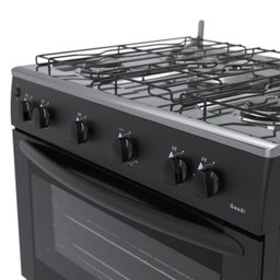 FOGAO 5 BOCAS VENAX GAUDI GIII PRETO FOSCO GAS GLP - 3